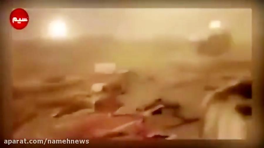 فیلمی از طوفان شب گذشته در مکه، عرفات و منا