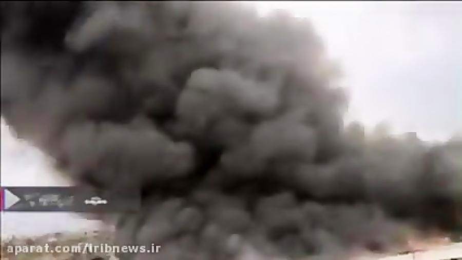 آتش سوزی بزرگ در یک انبار مواد مخدر در تولوز در مکزیک